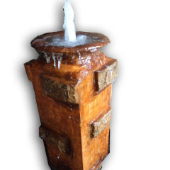 natural stone pot waterfeature