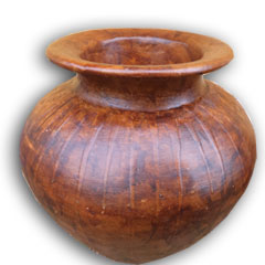 outdoor pottery wood color antique